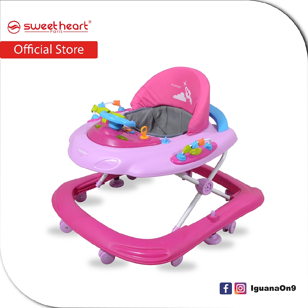 sweet heart paris baby walker