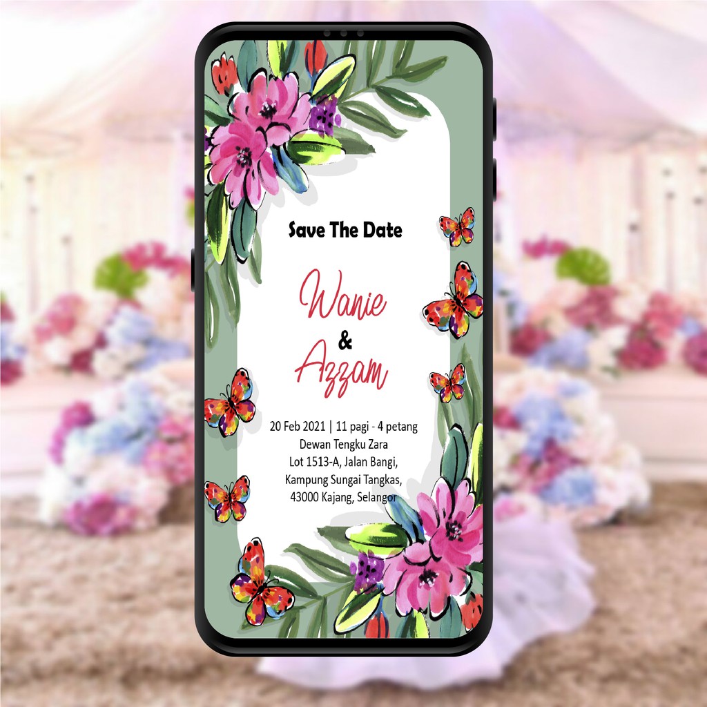 KAD KAHWIN DIGITAL ECARD WEDDING CARD SOFTCOPY DESIGN CARD WEDDING