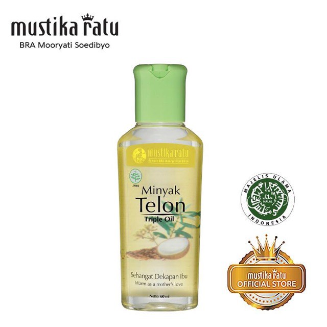 Mustika Ratu Minyak Telon 60 Ml Baby Oil Triple Oil With Kkm Approval Shopee Malaysia