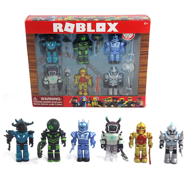 6pcs Lot Legends Of Roblox Mini Action Figures Set Game Toys Kids Gifts Shopee Malaysia - roblox toy lot