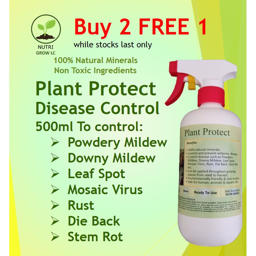 Disease Control for Plants Plant Protect 500ml 100% Non Toxic Natural ...