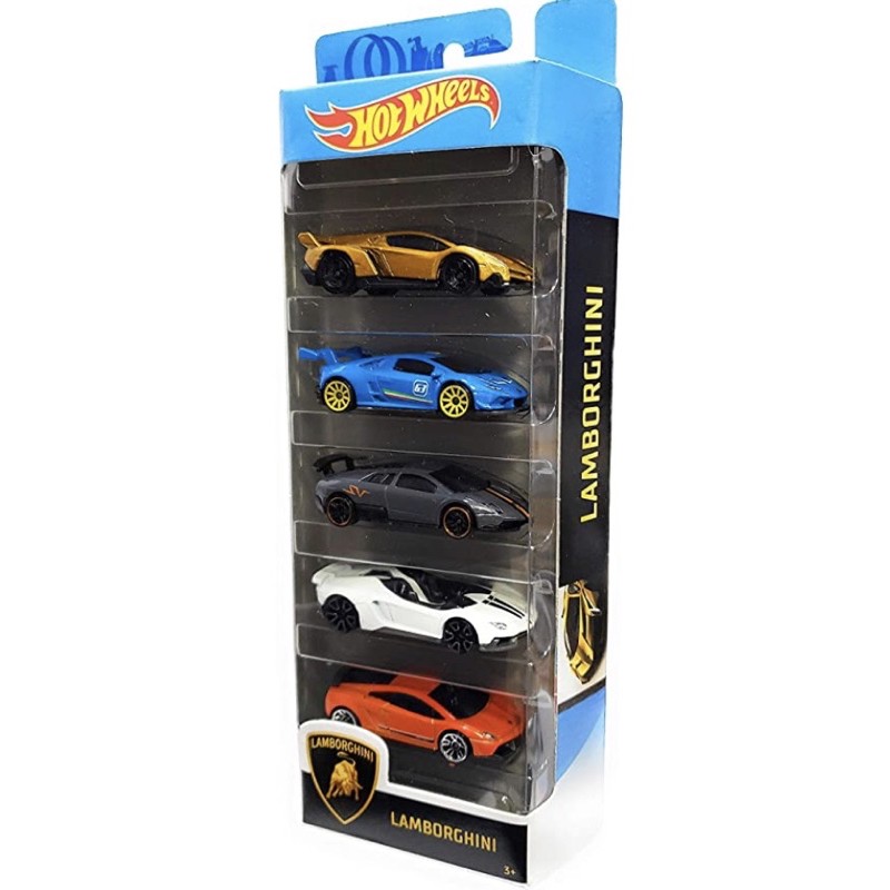 hot wheels pack 5 lamborghini