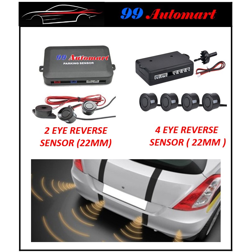 22mm Car Parking Assistant Reverse Sensor Saga Wira Iswara Persona Axia Alza Viva Kancil Myvi 2 Eye 4 Eye Shopee Malaysia