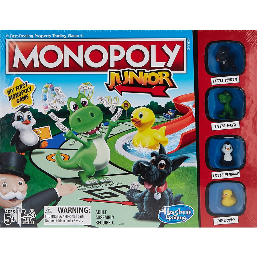 Monopoly Junior Game; for Kids Aged 5 and Up | Shopee Malaysia