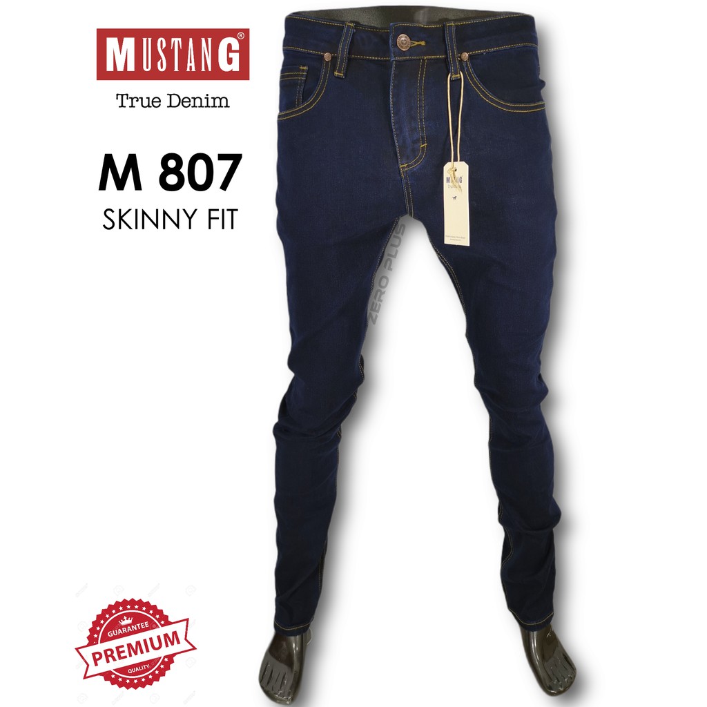 MUSTANG. Original Men's Premium Stretchable Season Wash Slim Skinny True Denim Jeans by LEE Skinny Fit. M810-54544