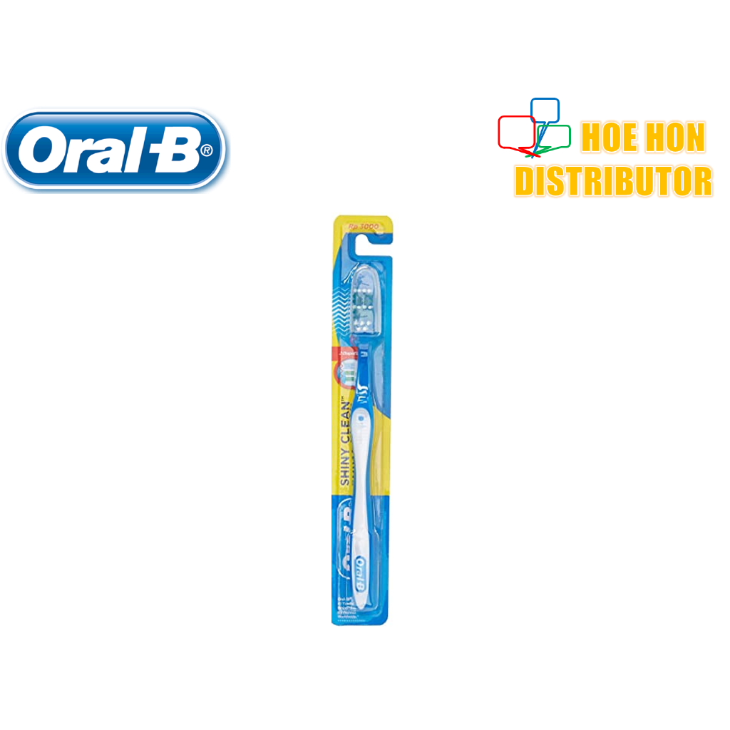 Oral B / Oral-B Shiny Clean Manual Toothbrush Medium / Soft Bristle ...