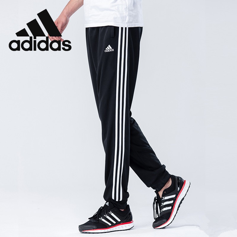 men's adidas 3 stripe slim sweatpants