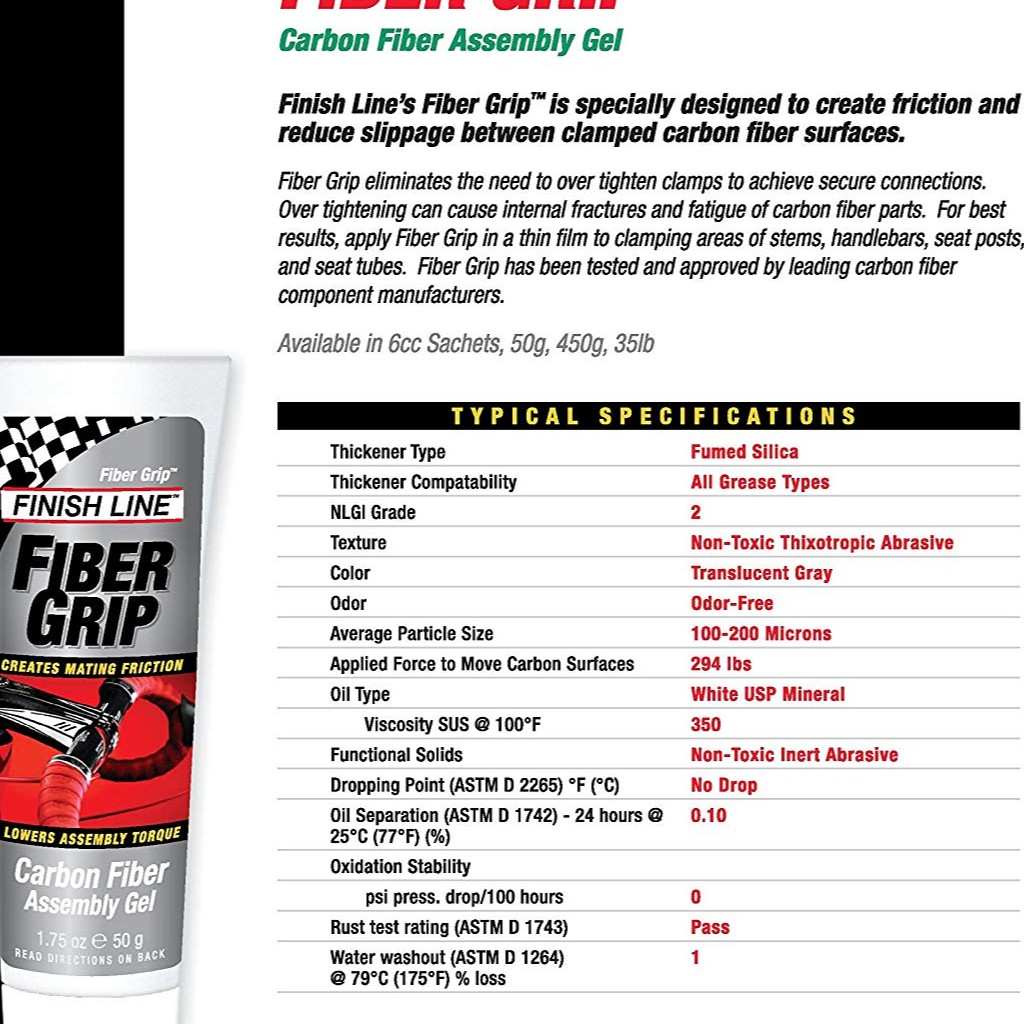 finish line fiber grip assembly gel