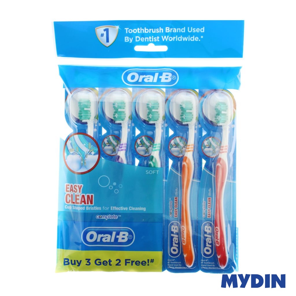 Oral B Complete Easy Clean Toothbrush - 2 Variants [Buy 3 Get 2 Free ...