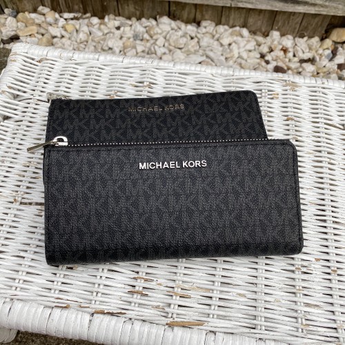 zip wallet michael kors