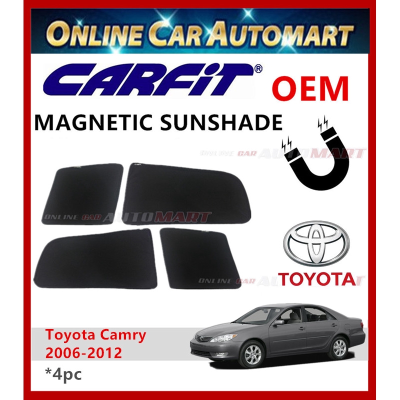 CARFIT OEM Magnetic Custom Fit Sunshade For Camry 06-12 (4pcs Sets)