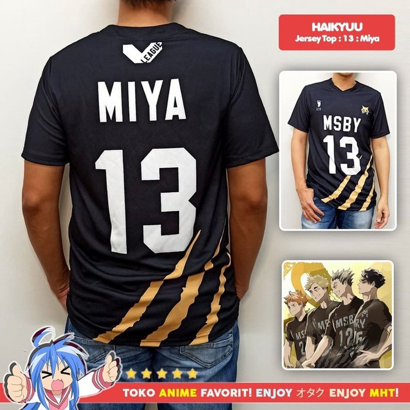 Anime Haikyuu Msby Black Jackals Hinata Jersey T Shirt Haikyuu Jersey Shopee Malaysia