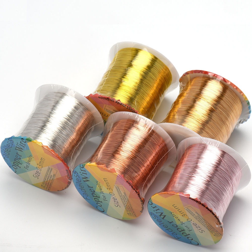 Large Roll Color Retaining Copper Wire DIY Jewelry Accessories