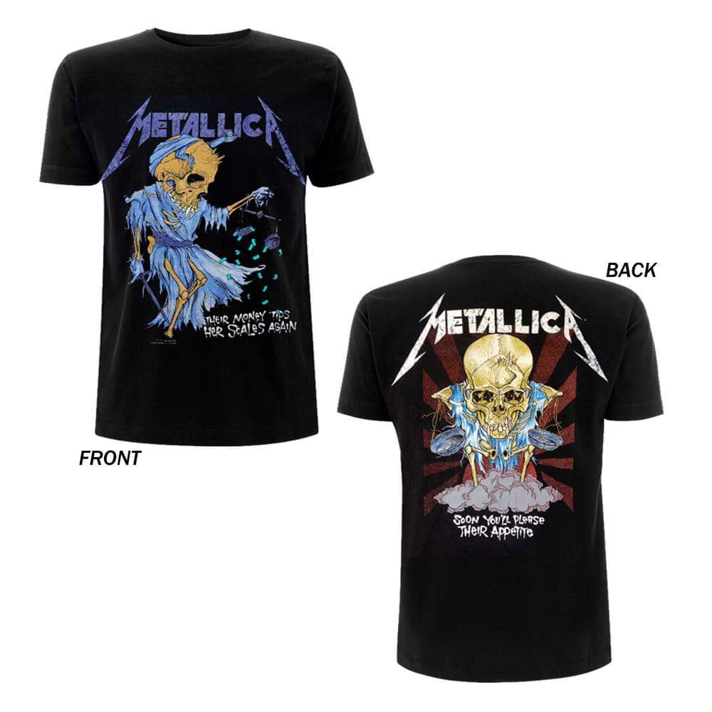 t shirt metallica original