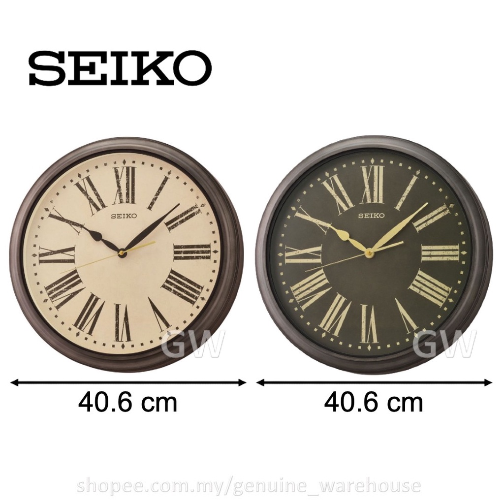 100% ORIGINAL SEIKO Quartz Large 40cm Analogue Wall Clock QXA771 (QXA771J,  QXA771K) [Jam Dinding] | Shopee Malaysia