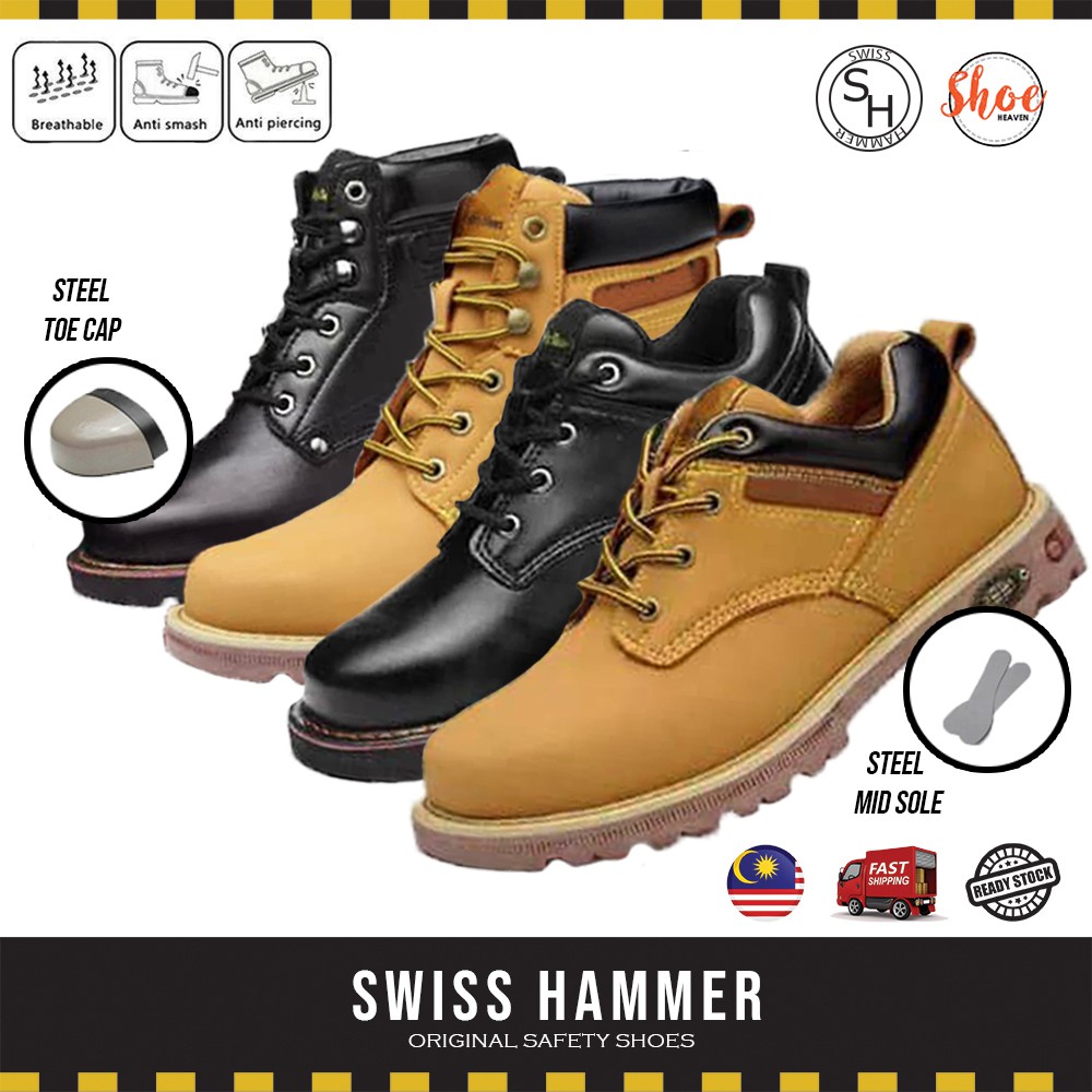 kasut safety boot black hammer