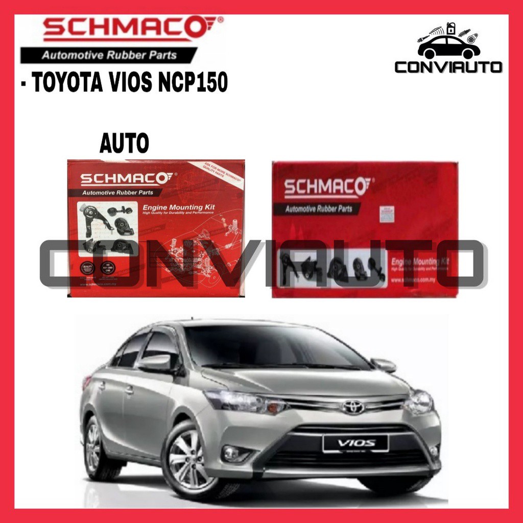 TOYOTA VIOS NCP150 AUTO SCHMACO ENGINE MOUNTING KIT SET (3PCS IN 1 SET ...