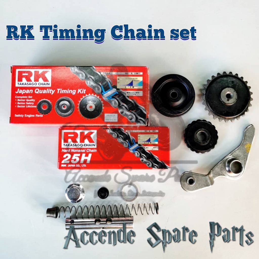 RK JAPAN TIMING ROLLER KIT RANTAI TIMING CHAIN FOR EX5/GBO/C70/DREAM