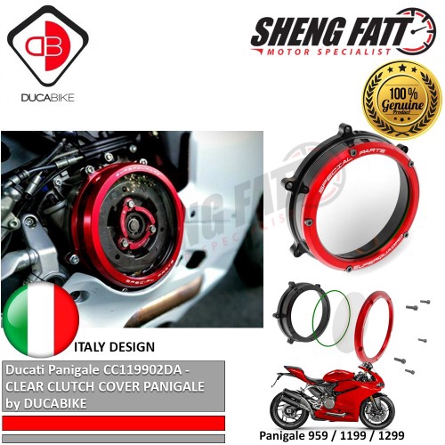 ducati panigale clear clutch cover