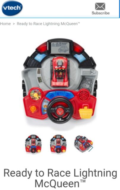 vtech ready to race lightning mcqueen