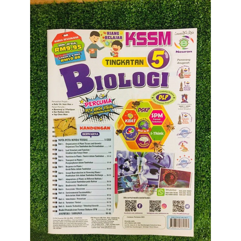 Jawapan biologi tingkatan 5 kssm