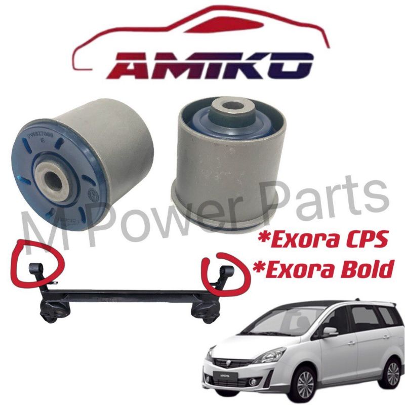 Heavy Duty Silicone Proton Exora Cps Exora Bold Turbo Silicone Rear Axle Bush Rear Trailing Arm