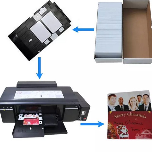 50pcs Wholesale Blank Inkjet Pvc Id Card Epson Printer T60 L800 L805