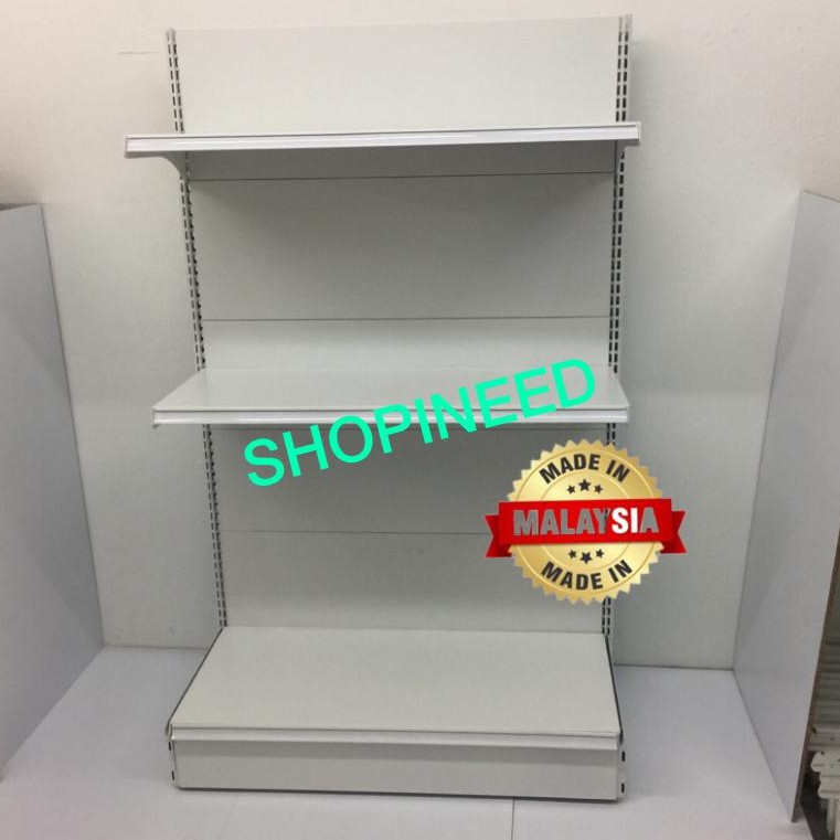  WALL  GONDOLA  5 H x 3 L DISPLAY RACK SINGLE SIDE RAK  