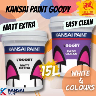 Kansai Paint Goody EASY CLEAN / MATT EXTRA (WHITE/COLOUR) 15L (Song ...