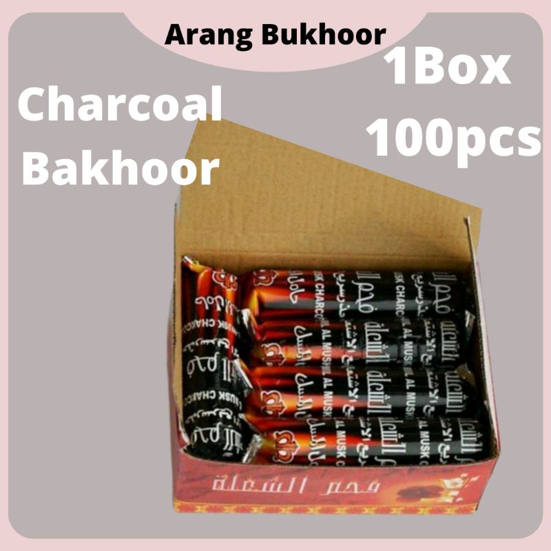 Original Arang for Bukhoor | Original Charcoal for Bakhoor Gaharu 1box ...