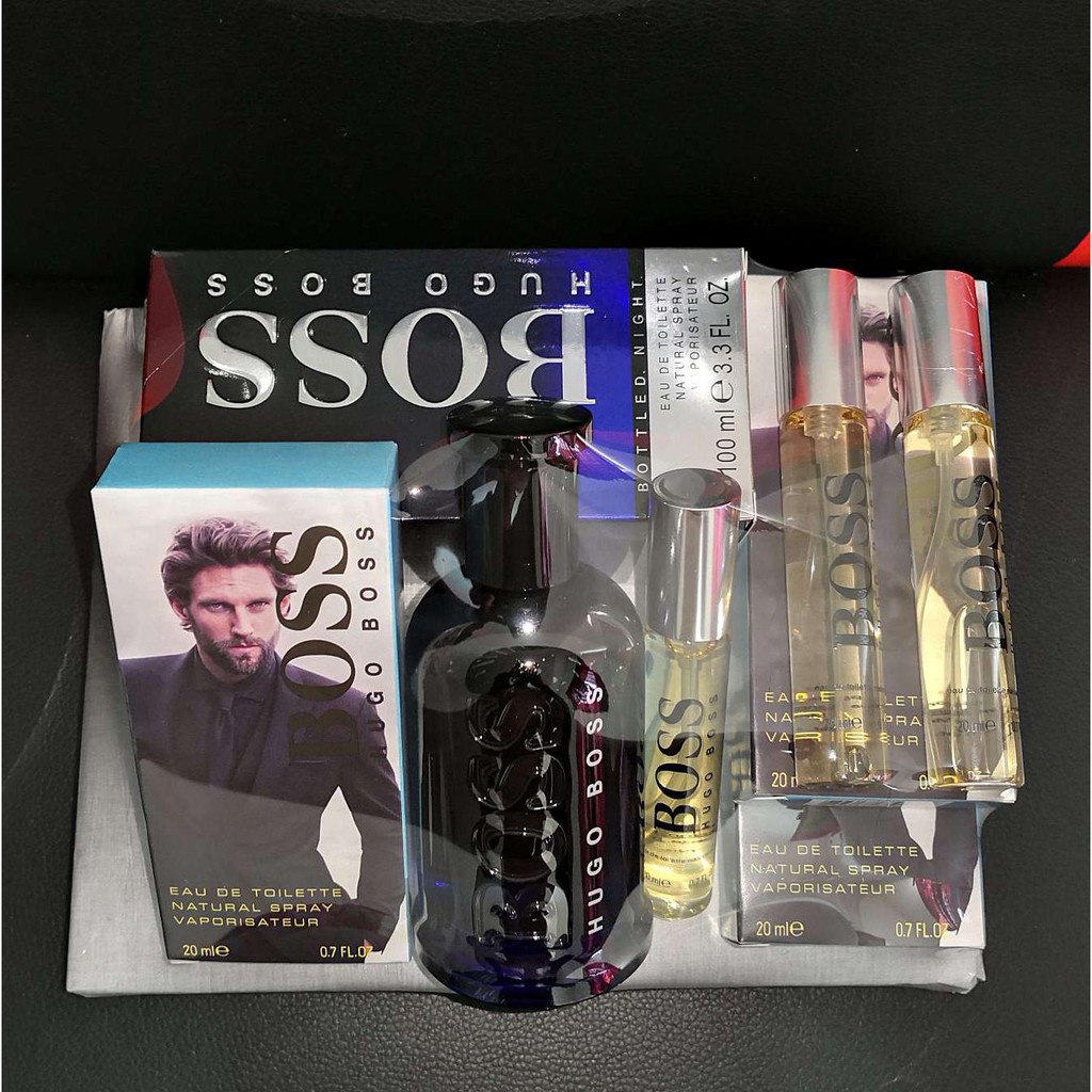 hugo boss bottled night gift set 100ml