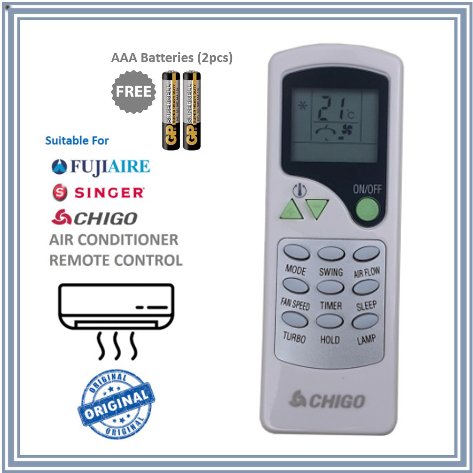 fujiaire ac remote