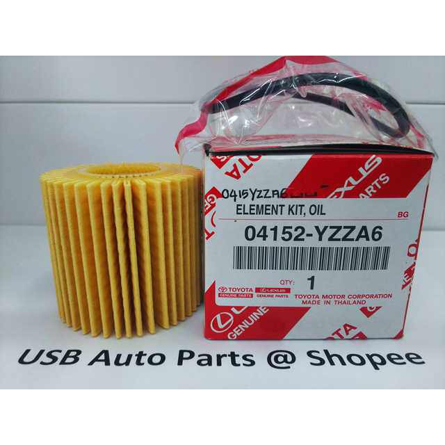 Original Toyota Oil Filter (04152-YZZA6) A6 | Shopee Malaysia