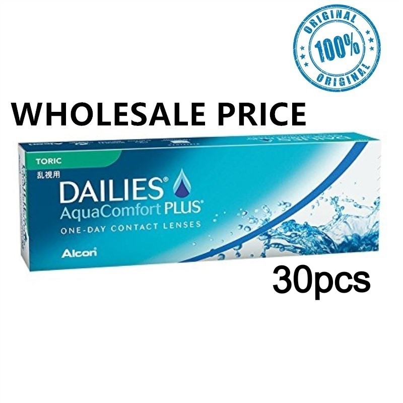 Dailies Aqua Comfort Plus Toric Alcon One Day Daily Contact Lenses