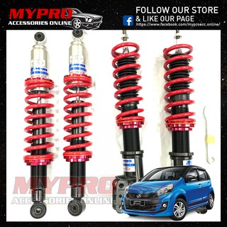 Adjustable Perodua Myvi 2005 2017 Mines Hi Lo Body Shift Adjustable Suspension Shopee Malaysia
