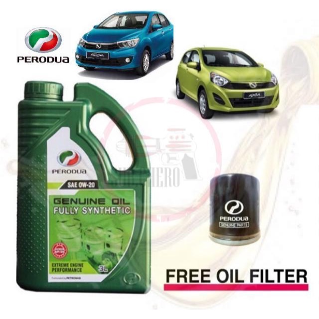 Sc217 Minyak Hitam Enjin Perodua Produa Genuine Fully Synthetic 0w20 3l Engine Free Axia Bezza Oil Filter 15601 P2a12 Shopee Malaysia