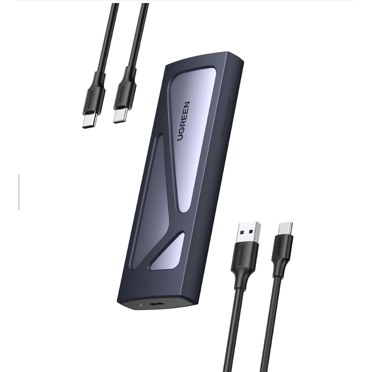 UGREEN USBC to M.2 NVME SSD Enclosure Case 10Gbps Portable Hard Drive Enclosure Adapter For