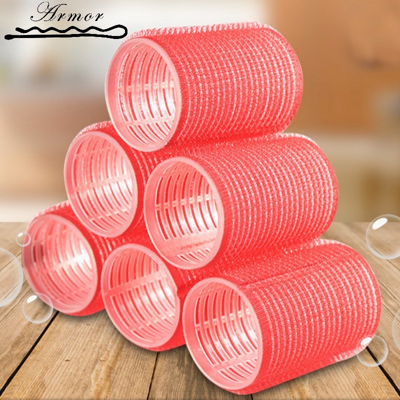 Self Grip Rollers Cling Stick Hair Curler /Big Size Self Grip Hair Rollers Cling /DIY Hair Curlers Hairdressing Clips Self-adhesive Curling Iron