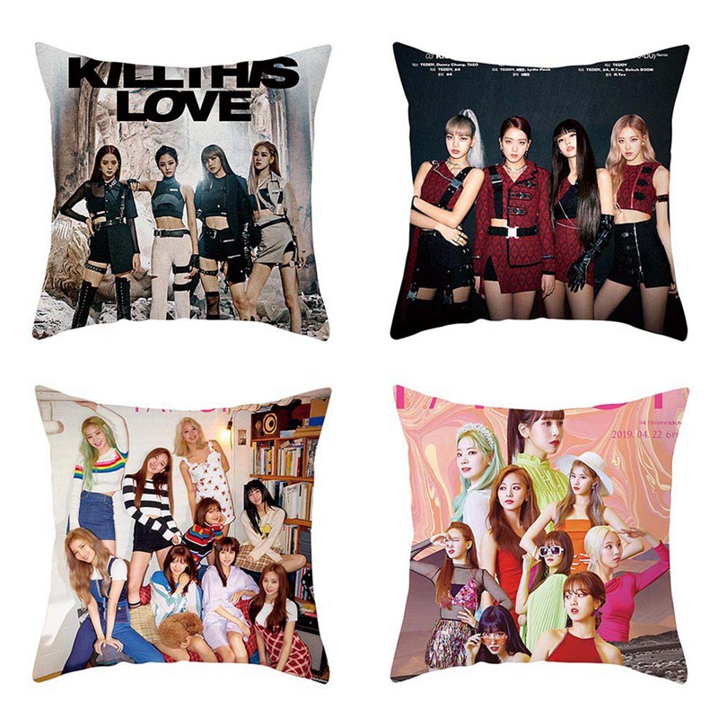 Kkpop Blackpink Twice Pillow Case Kill This Love Fancy Cushion