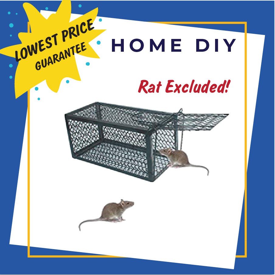 Home Diy Rat Mouse Trap Cage Black Colour Perangkap Tikus Shopee Malaysia
