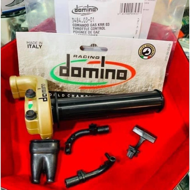 Original domino fast throttle krr03 gold /black and domino handle grip free  gift (Domino handle grip) | Shopee Malaysia