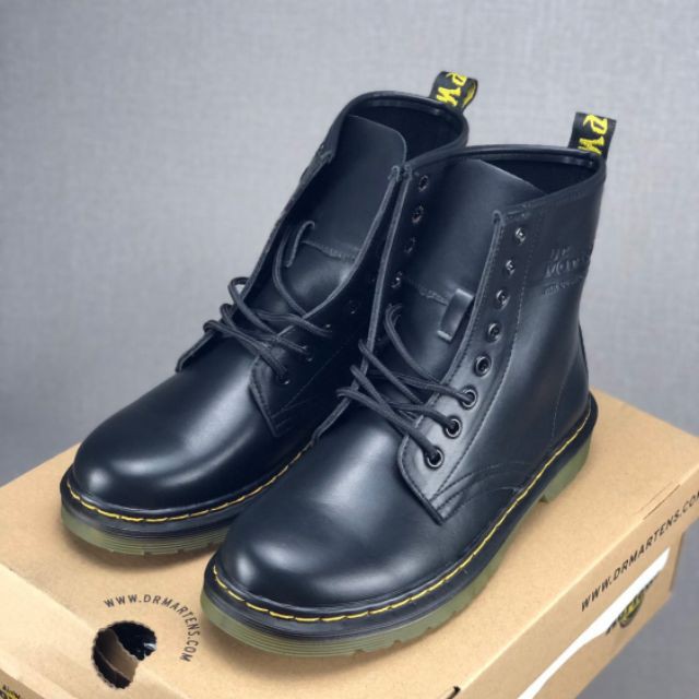 black martin boots