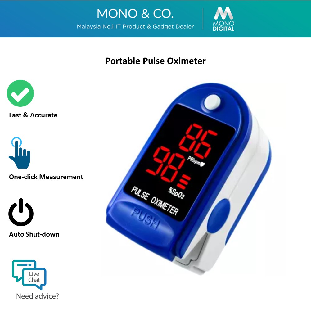 LK-87 Portable Finger Oximeter Fingertip Pulse Oximeter Medical ...