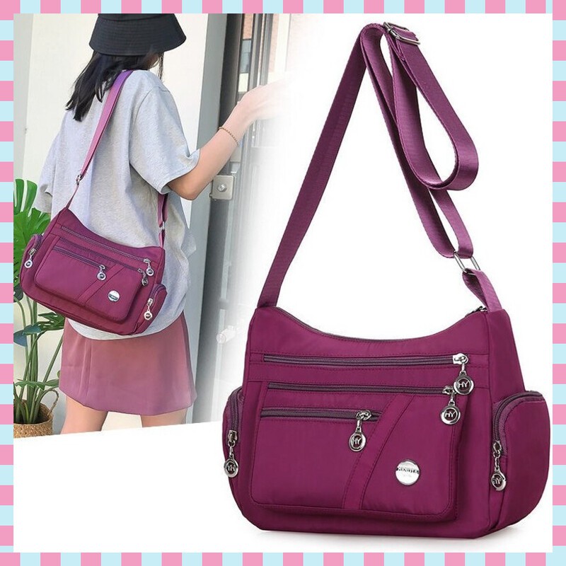 Nylon Sling Bag Women Beg Tangan Wanita Murah Cloth Bag Handbag Women s ...