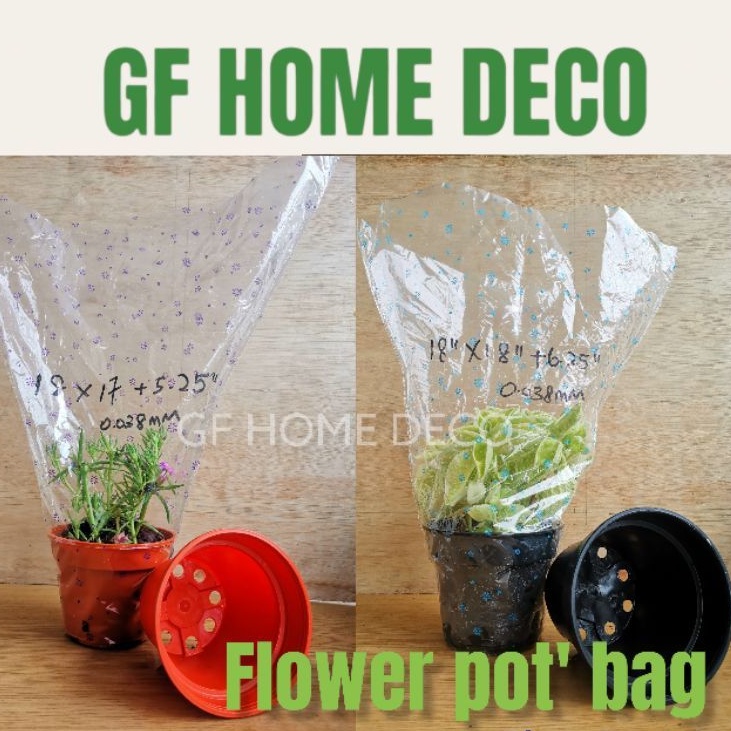 [READY STOCK] 1 PCS FLOWER bag v shape/ POT PACKING BAG VSHAPE