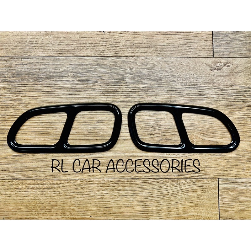 Mercedes benz W117 CLA 2014 rear muffler exhaust pipe cover chrome