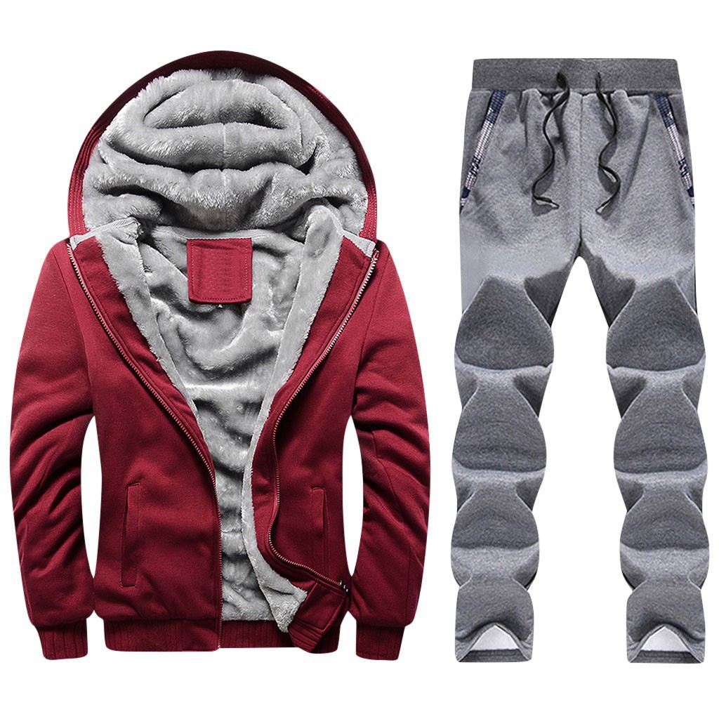 sweatpants with fur inside