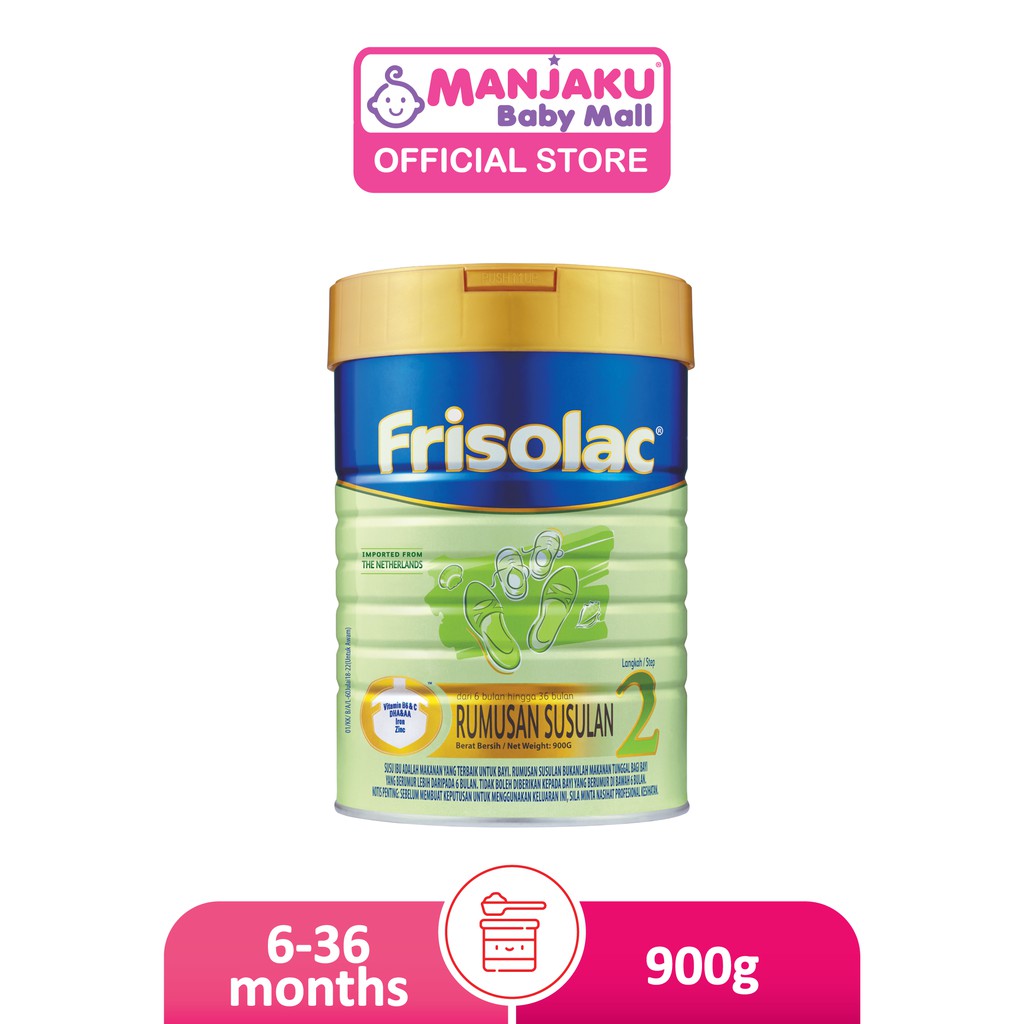 Frisolac Step 2 Follow Up Milk Formula 900g Shopee Malaysia