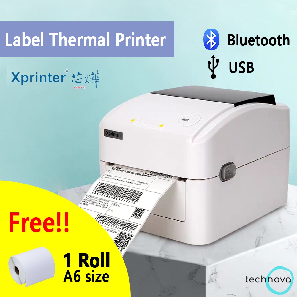 【A6 Phone Printing】XP420B A6 Label Thermal Printer Label Air Waybill [Free 1 roll A6 label
