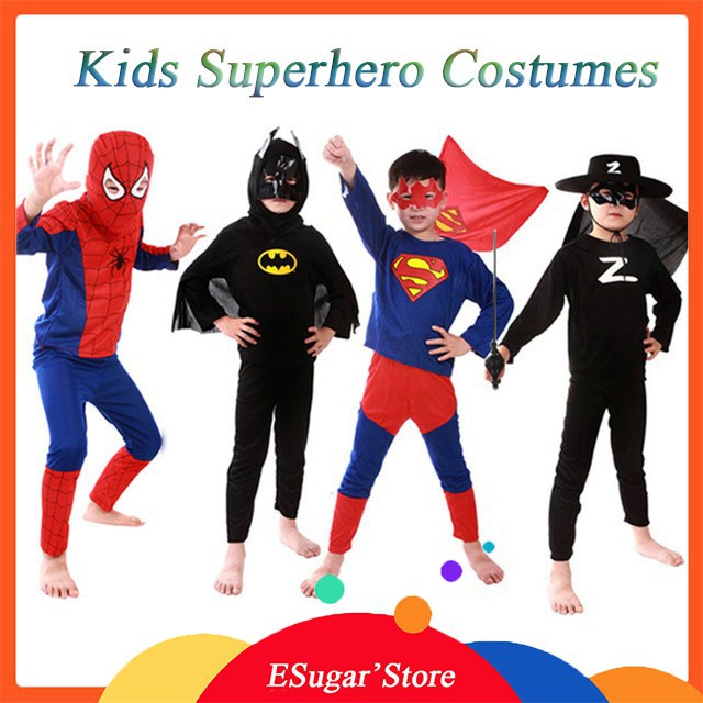 Spiderman Red Super Hero Dress up Costumes Halloween Cosplay Props ...